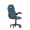 Flash Furniture Blue LeatherSoft Gaming Chair - Skate Wheels CH-00095-BL-RLB-GG - alternate 7